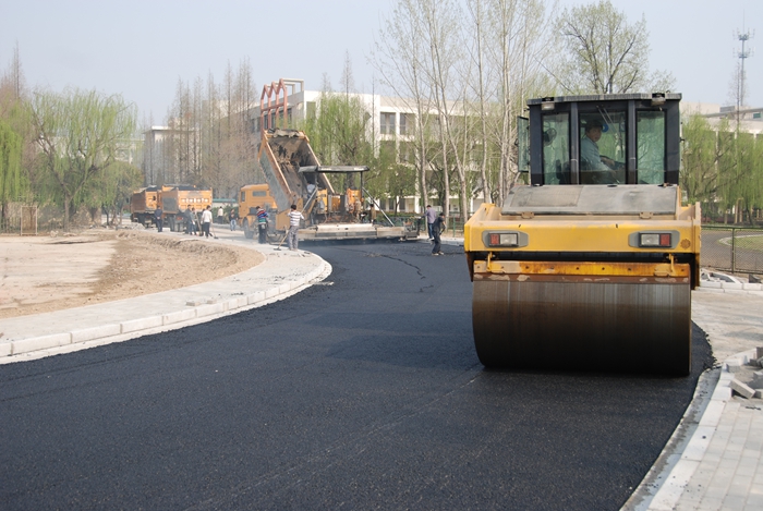 道路施工现场